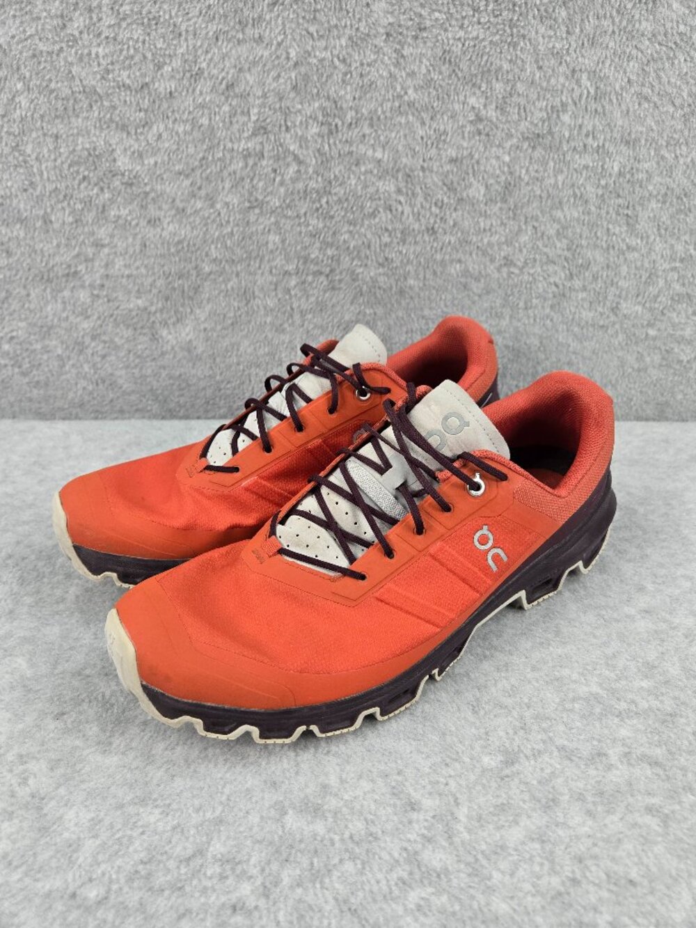 On Cloud Cloudventure Shoes Mens 11.5 Orange Trail Road Running Athletic